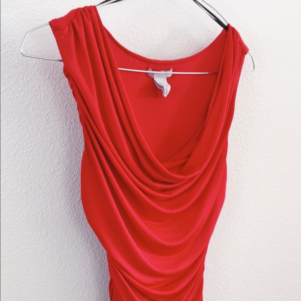 True Red Halter Top